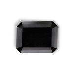 1.36 Carat Natural Black Emerald Diamond GIA