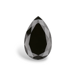 2.64 Carat Natural Black Pear Diamond GIA
