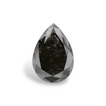 2.34 Carat Natural Black Pear Diamond GIA