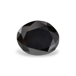 1.14 Carat Natural Black Oval Diamond GIA