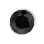 1.98 Carat Natural Black Round Diamond GIA