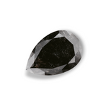 4.96 Carat Natural Black Pear Diamond GIA