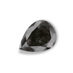 2.25 Carat Natural Black Pear Diamond GIA