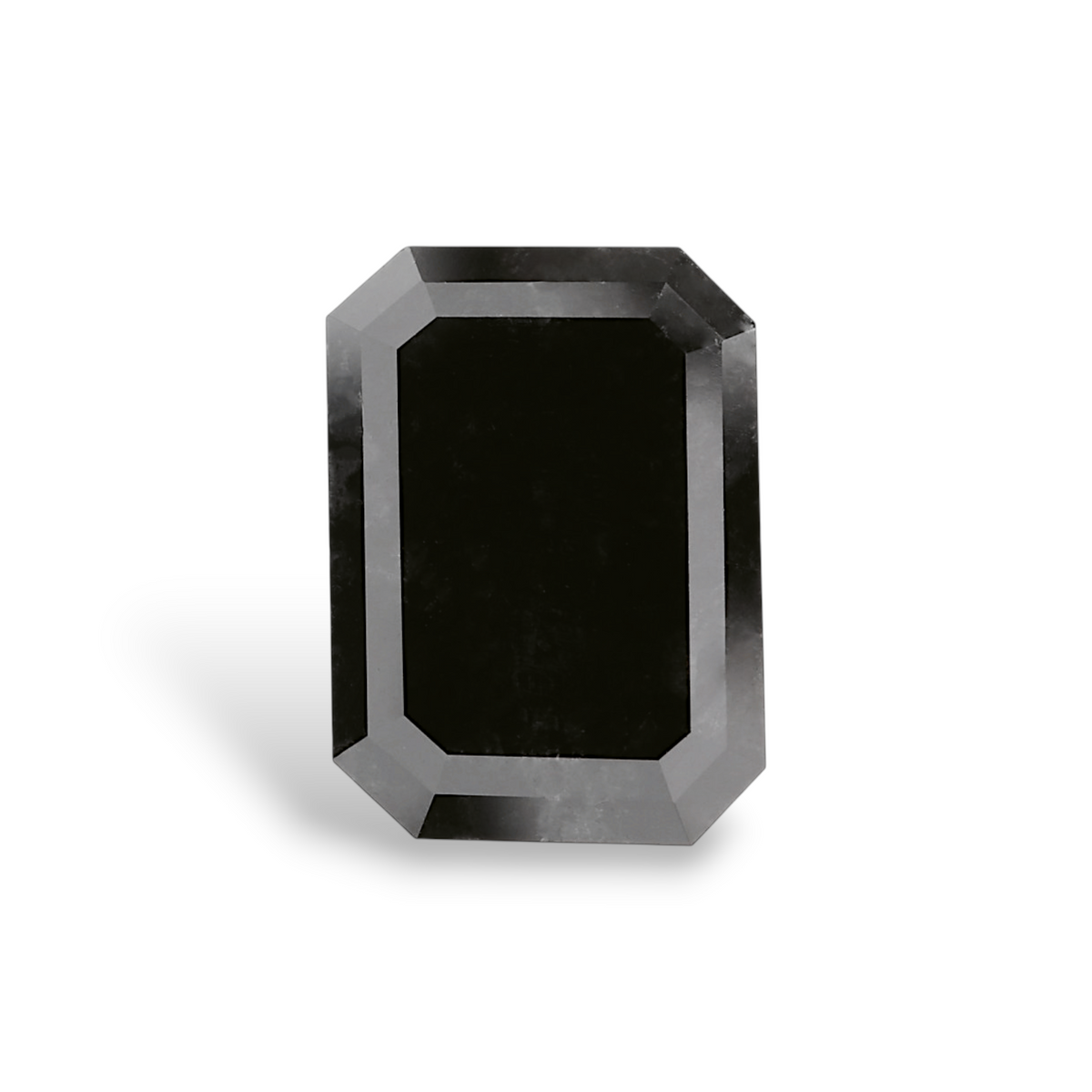 4.84 Carat Natural Black Emerald Diamond GIA