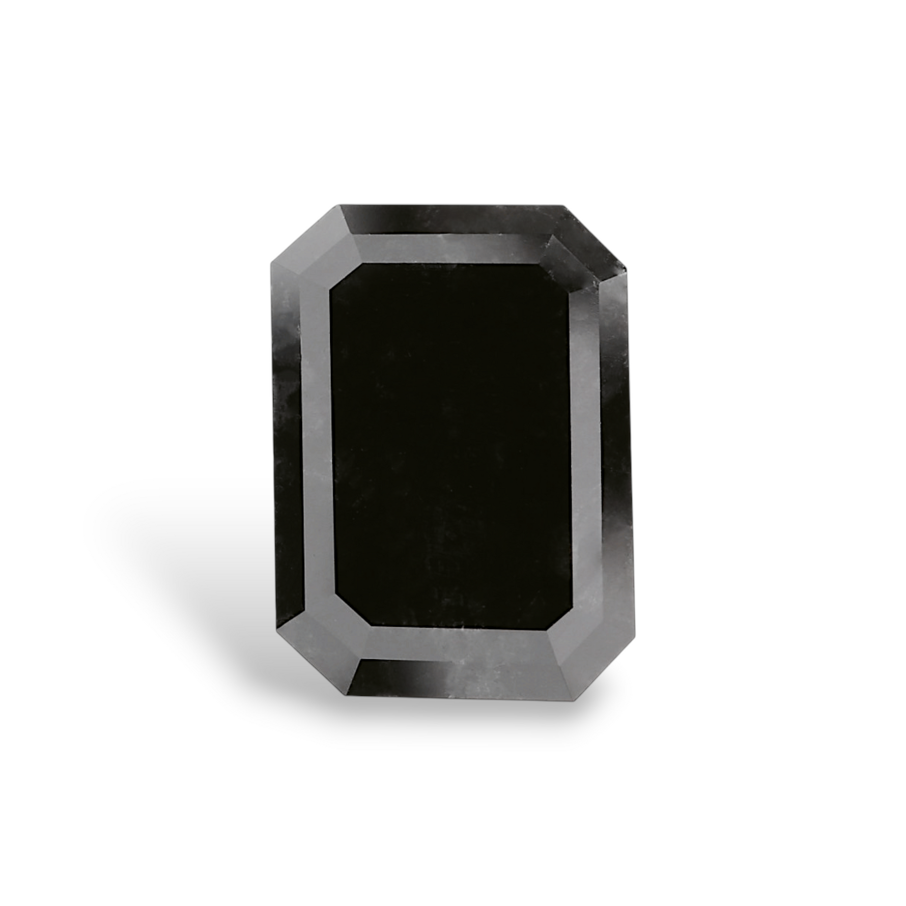4.84 Carat Natural Black Emerald Diamond GIA