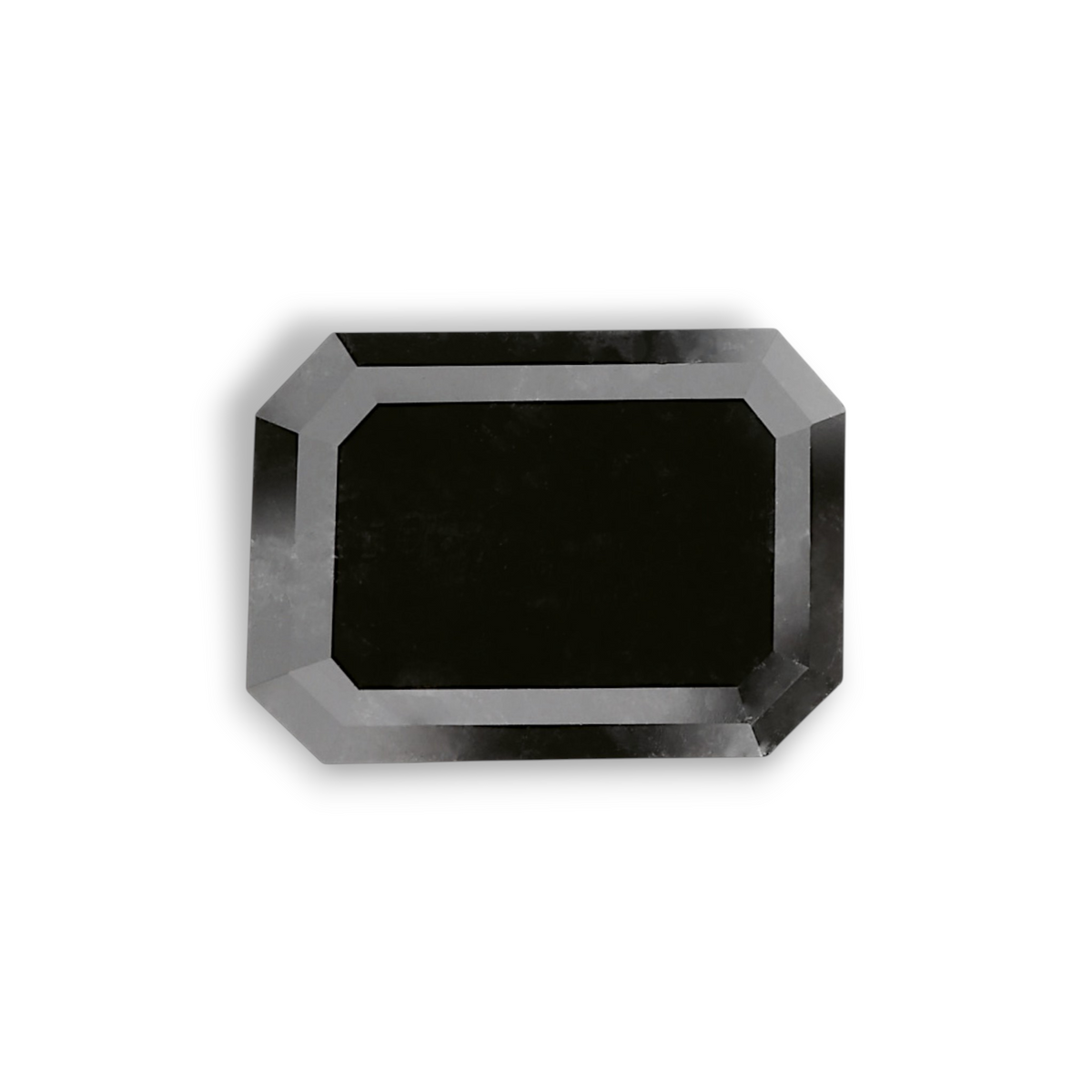 4.84 Carat Natural Black Emerald Diamond GIA