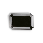 5.31 Carat Natural Black Emerald Diamond GIA