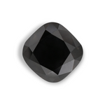 1.56 Carat Natural Black Cushion Diamond GIA