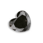 4.12 Carat Natural Black Heart Diamond GIA