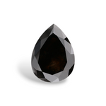 2.49 Carat Natural Black Pear Diamond GIA