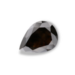 2.73 Carat Natural Black Pear Diamond GIA