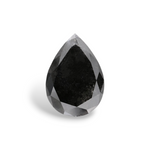 2.33 Carat Natural Black Pear Diamond GIA