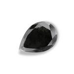 2.33 Carat Natural Black Pear Diamond GIA