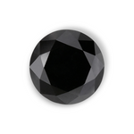 1.07 Carat Natural Black Round Diamond GIA