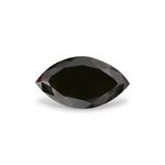 2.88 Carat Natural Black Marquise Diamond GIA