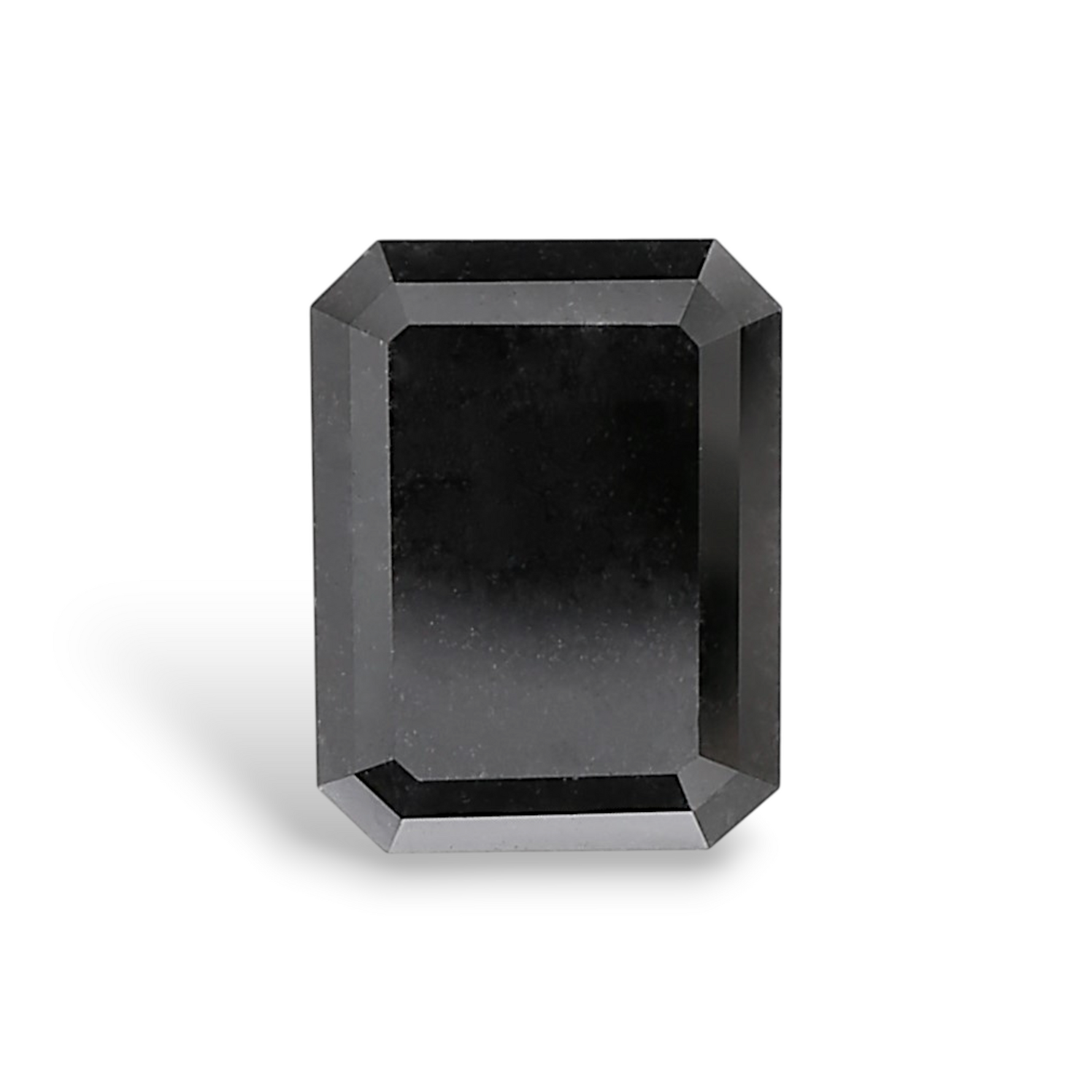 2.53 Carat Natural Black Emerald Diamond GIA