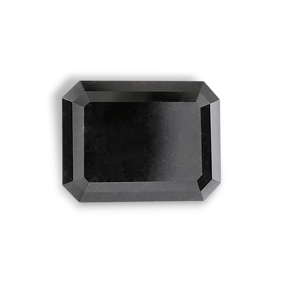 2.53 Carat Natural Black Emerald Diamond GIA