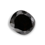 2.87 Carat Natural Black Cushion Diamond GIA