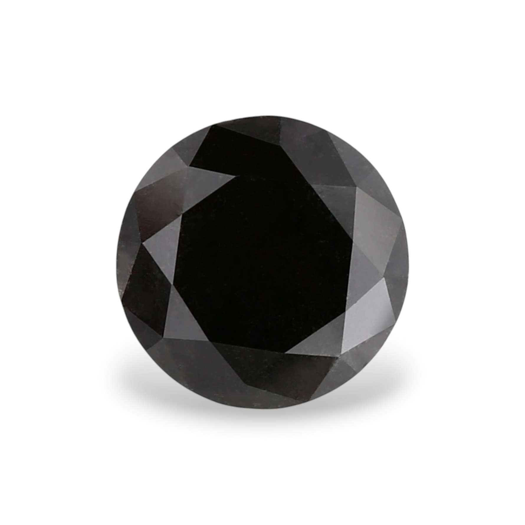 1.01 Carat Natural Black Round Diamond GIA