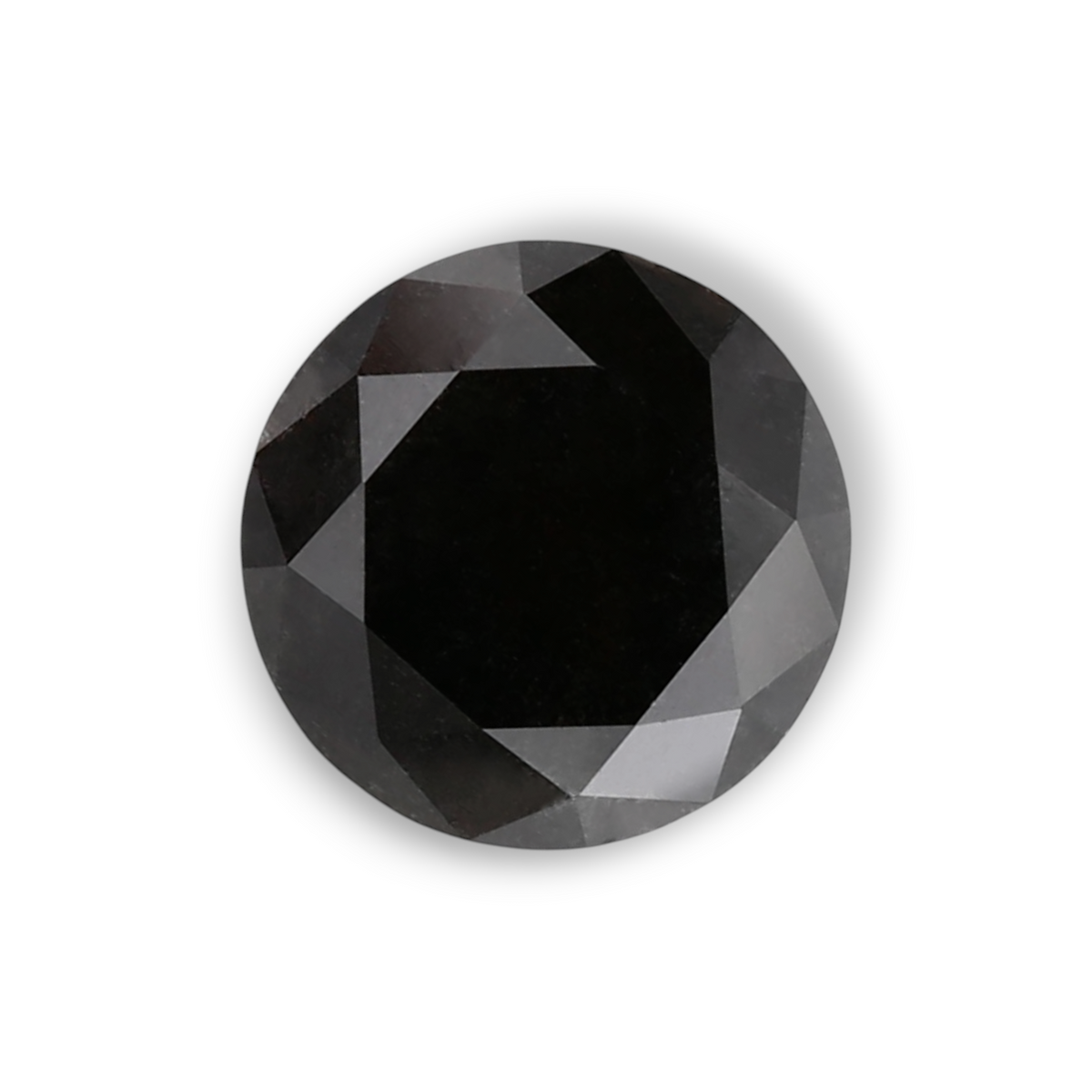 1.01 Carat Natural Black Round Diamond GIA