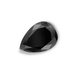 1.65 Carat Natural Black Pear Diamond GIA