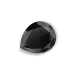 1.93 Carat Natural Black Pear Diamond GIA