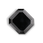 4.6 Carat Natural Black Sq emerald Diamond GIA