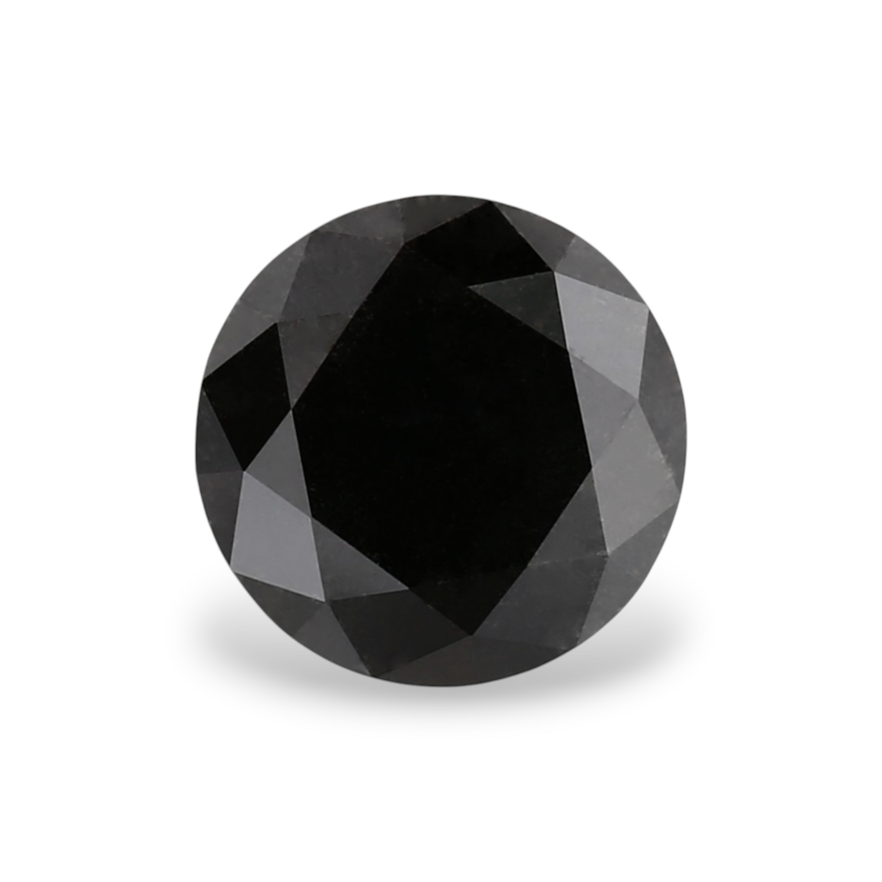 1.03 Carat Natural Black Round Diamond GIA