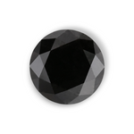 1.03 Carat Natural Black Round Diamond GIA