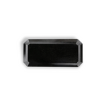 3.47 Carat Natural Black Emerald Diamond GIA