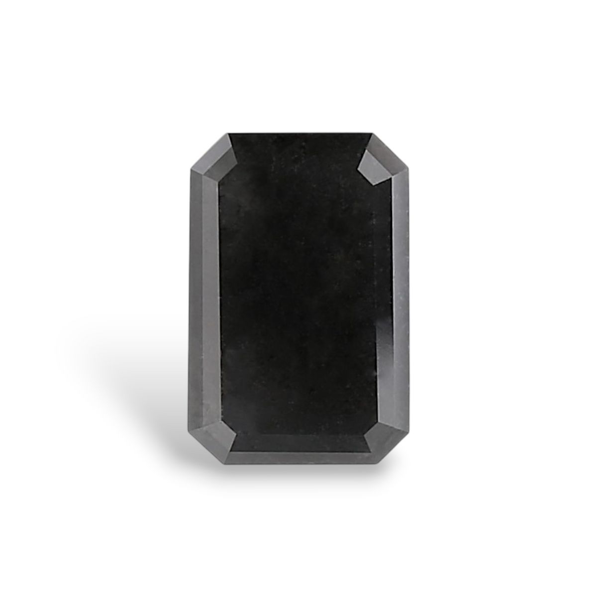 2.64 Carat Natural Black Emerald Diamond GIA