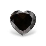 3.65 Carat Natural Black Heart Diamond GIA
