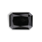 1.01 Carat Natural Black Radiant Diamond GIA