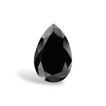 1.37 Carat Natural Black Pear Diamond GIA
