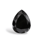 1.36 Carat Natural Black Pear Diamond GIA