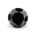 2.27 Carat Natural Black Round Diamond GIA