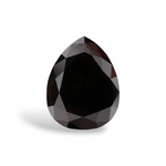 1.53 Carat Natural Black Pear Diamond GIA