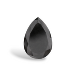 1.92 Carat Natural Black Pear Diamond GIA
