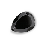 2.59 Carat Natural Black Pear Diamond GIA