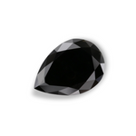 1.11 Carat Natural Black Pear Diamond GIA
