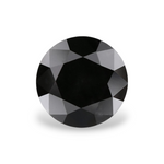 1.02 Carat Natural Black Round Diamond GIA