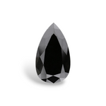 2.42 Carat Natural Black Pear Diamond GIA