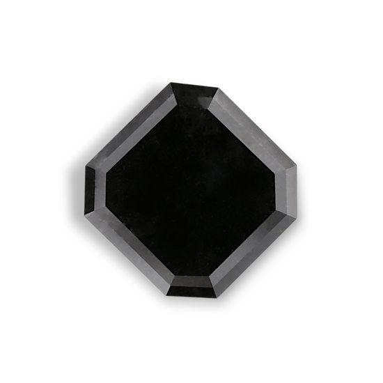 2.42 Carat Natural Black Pear Diamond GIA