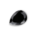 1.26 Carat Natural Black Pear Diamond GIA