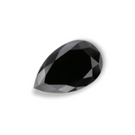 1.03 Carat Natural Black Pear Diamond GIA