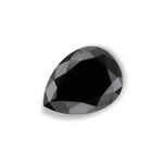 1.31 Carat Natural Black Pear Diamond GIA