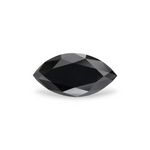 1.29 Carat Natural Black Marquise Diamond GIA
