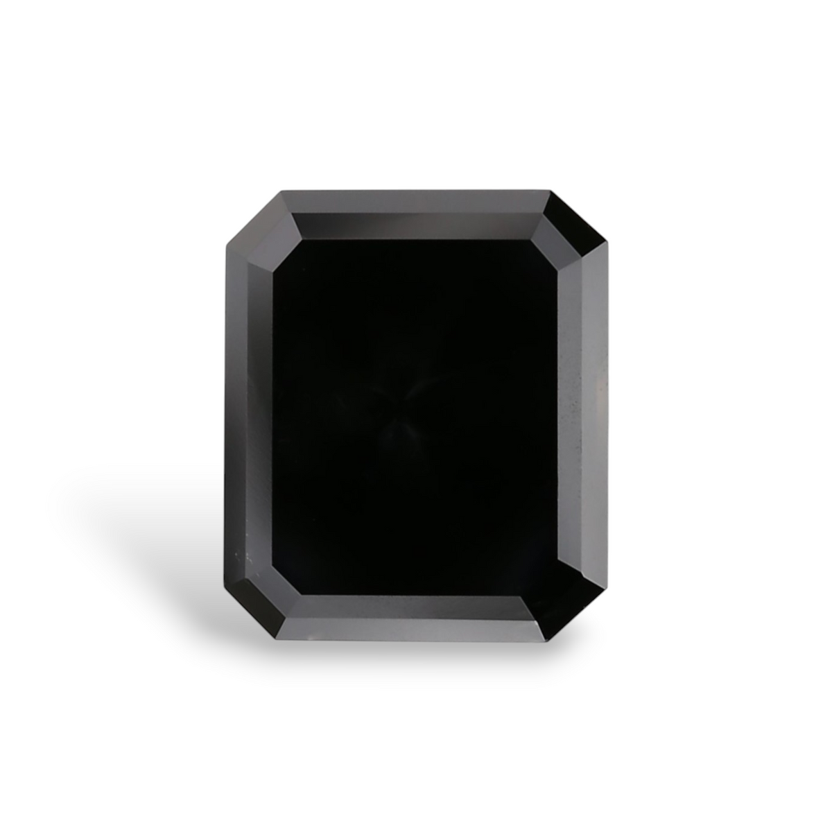 1.5 Carat Natural Black Emerald Diamond GIA