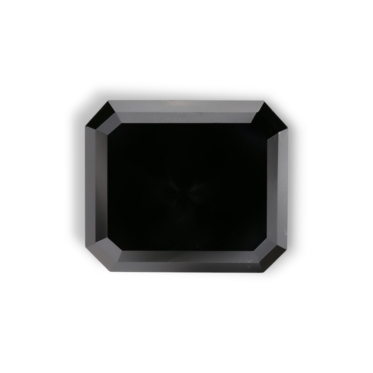 1.5 Carat Natural Black Emerald Diamond GIA