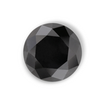 1.94 Carat Natural Black Round Diamond GIA